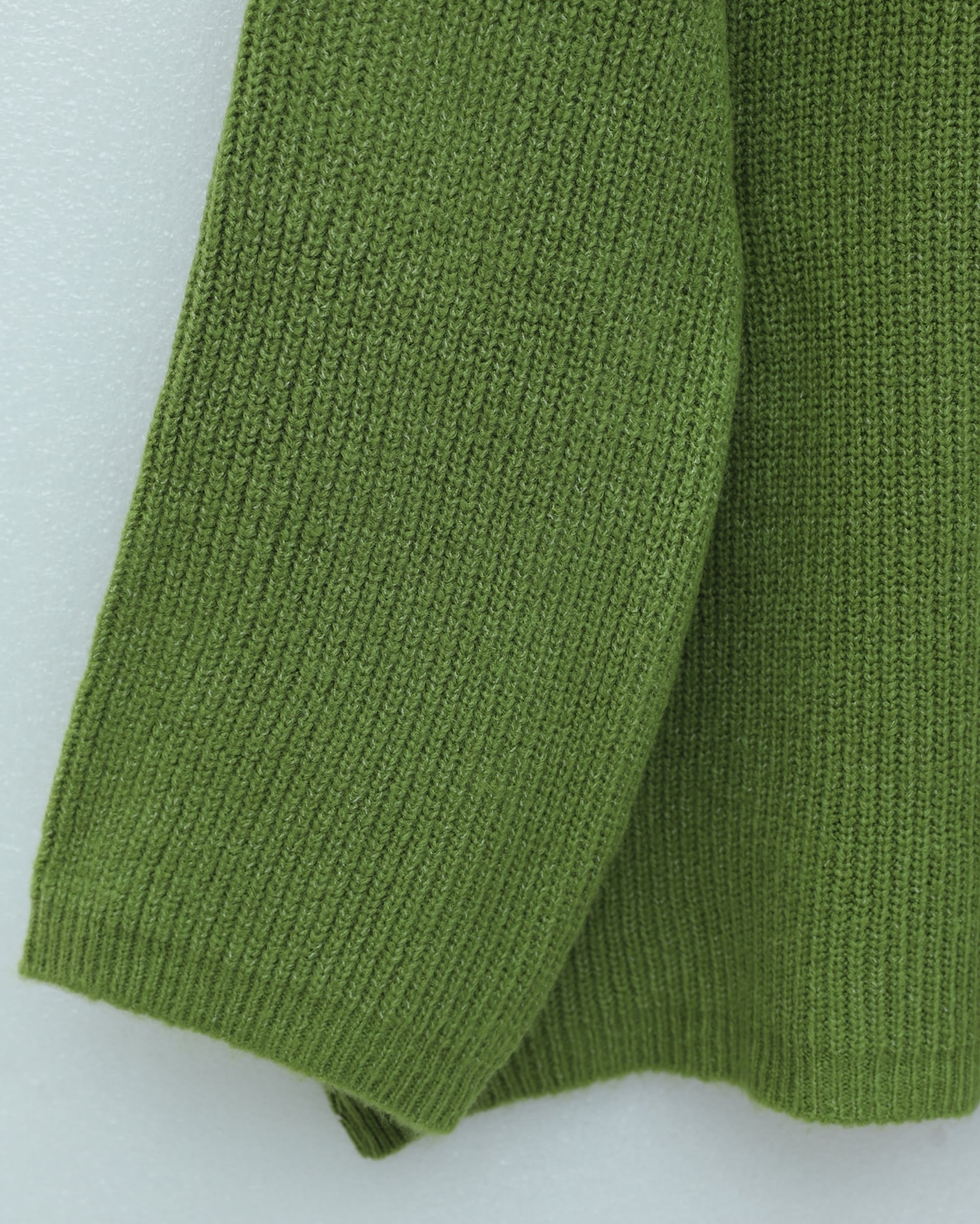 Round Neck Relaxed Knit Tunic - Pistachio Green - Podyumplus - by Peralane - photo 5