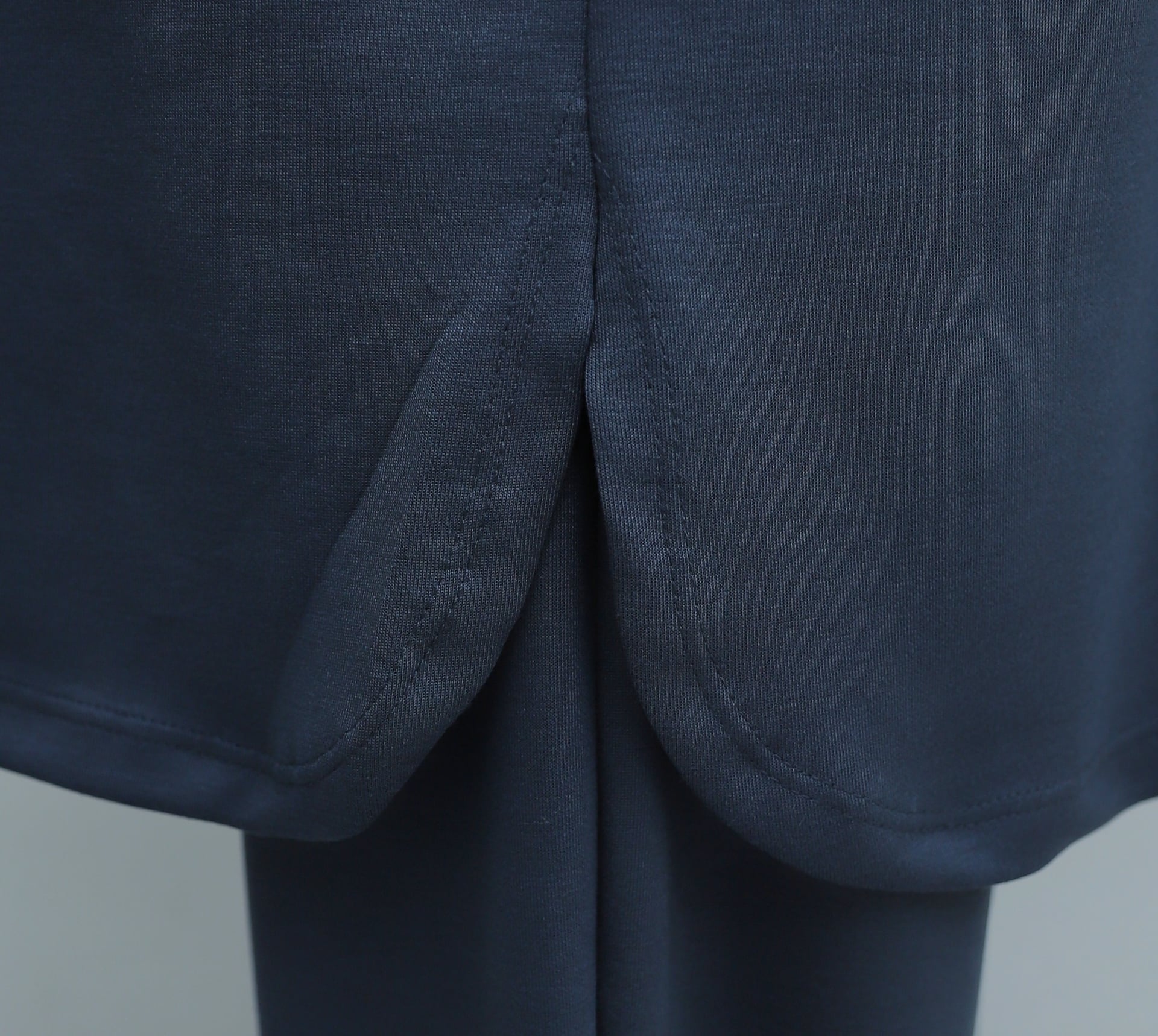 Oval Cut Slit Two-Piece Lounge Set - Navy Blue - Podyumplus - by Peralane - photo 5