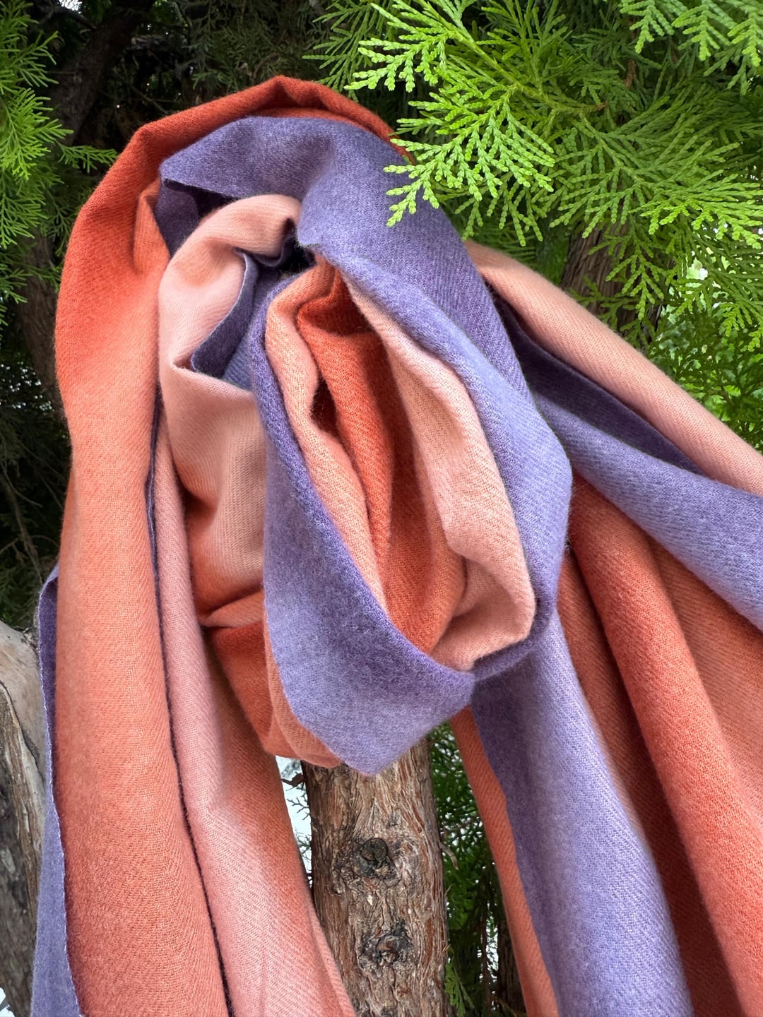 Batik Patterned Thick Fringed Shawl - Nesvay - by Peralane - photo 2