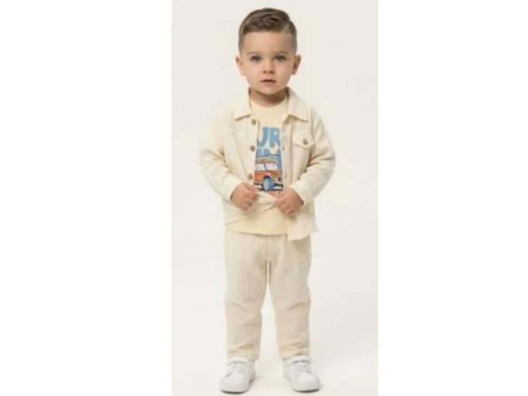 Boys' Three-Piece Set with Shirt, Jacket and Trousers - Elci Baby - by Peralane