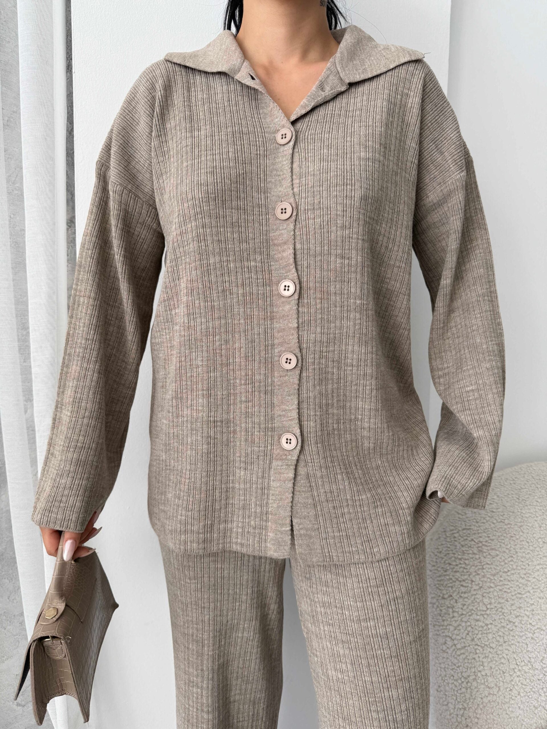 Striped Casual Elegant Modest Set 1554 - My Bee - by Peralane - photo 4