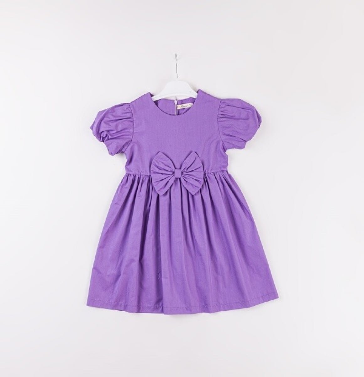 Girls' Dress with Bow Detail - 3-6 Years - Pack of 4 - Busra Bebe - by Peralane