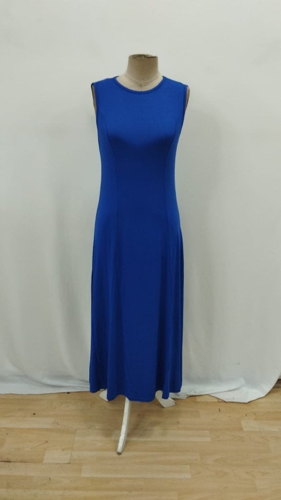 Women's Sleeveless Round Neck Viscose Maxi Dress - Janes - by Peralane - photo 4