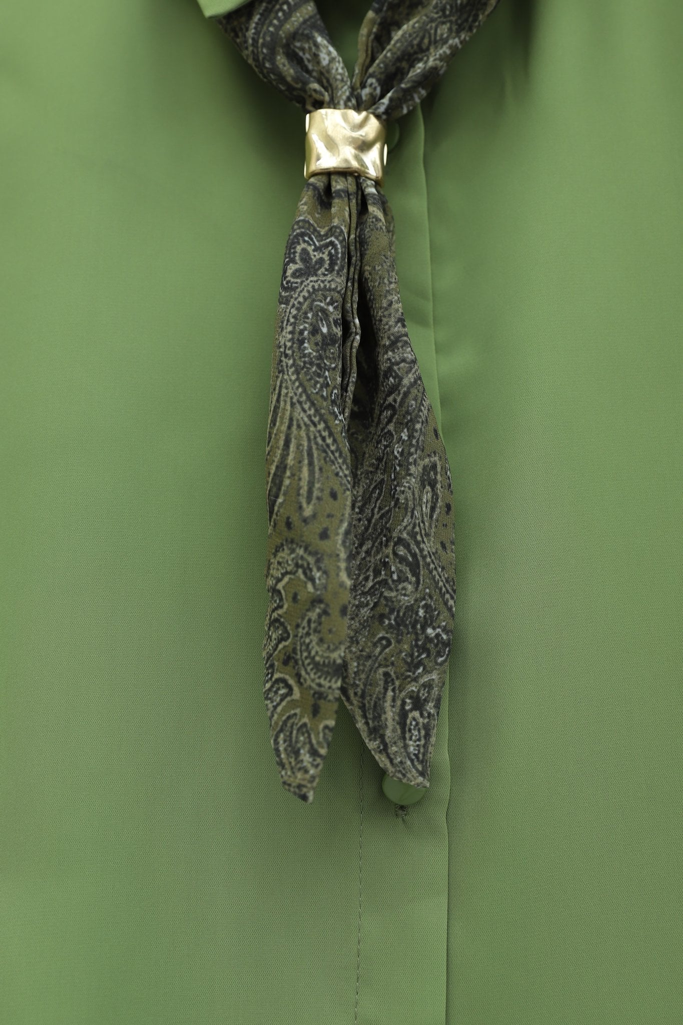 Women's Belted Chiffon Two-Piece Set with Scarf and Lined Maxi Skirt - Podyumplus - by Peralane - photo 4
