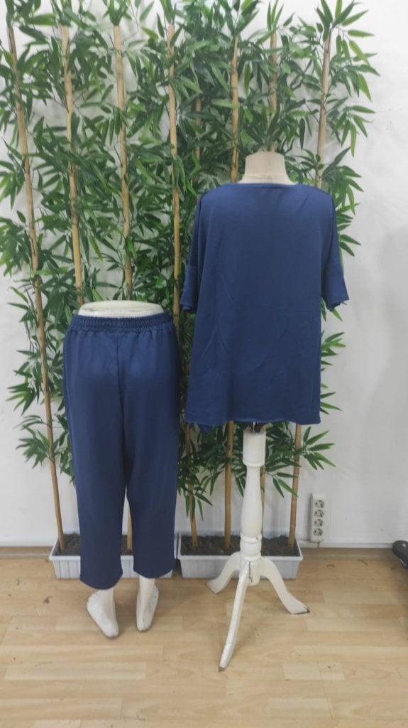 Women's Long Sleeve Patch Detail Two-Piece Lounge Set - Janes - by Peralane - photo 8