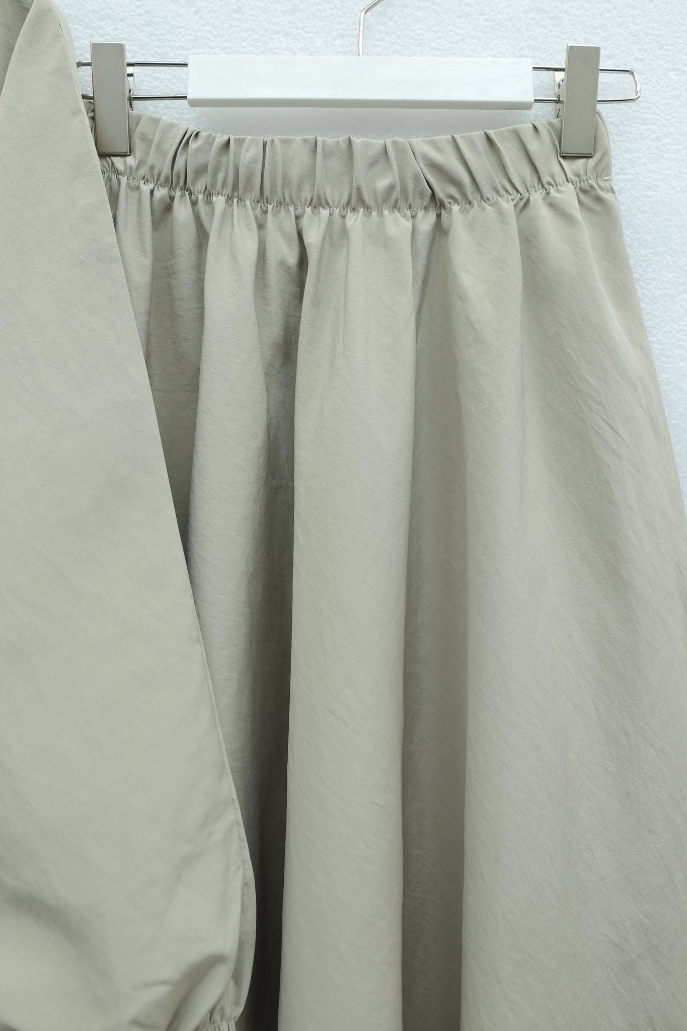 Light Beige Two-Piece Modest Set with Blouse and Pleated Skirt - Podyumplus - by Peralane - photo 6