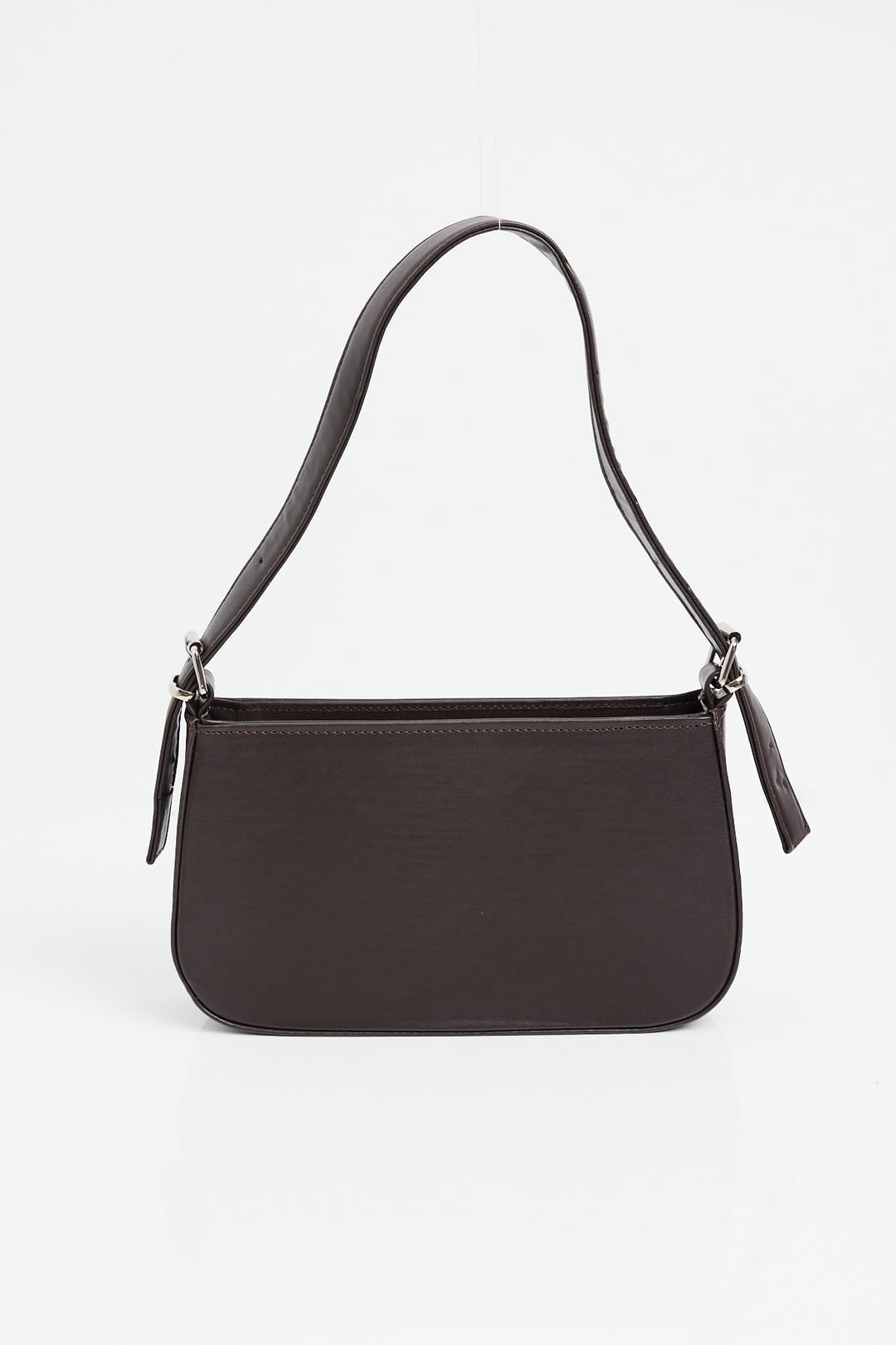 Flat Bagette Shoulder Bag - Brown - Bigdart - by Peralane - photo 3
