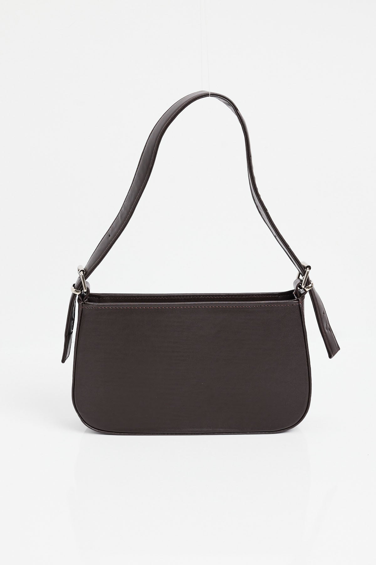 Flat Bagette Shoulder Bag - Brown - Bigdart - by Peralane - photo 3