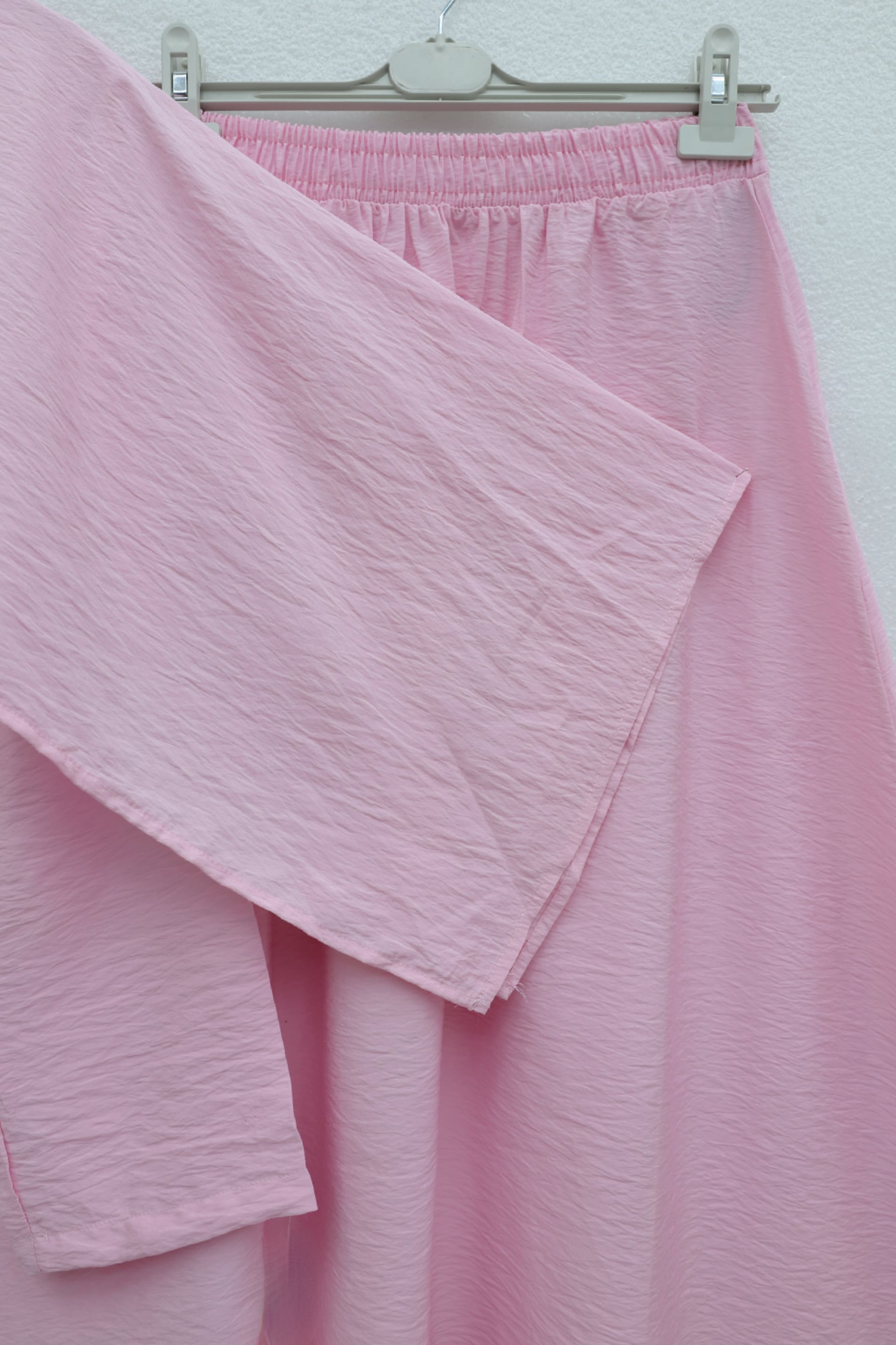 Cape Detail Tie Waist Skirt Set - Pink - Podyumplus - by Peralane - photo 3