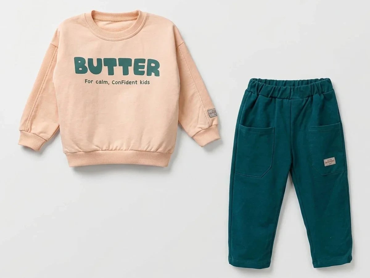 Butter Print Boys' Sweatshirt and Pants Set - Vovido - by Peralane