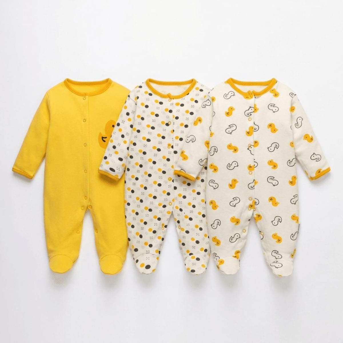 3-Piece Baby Jumpsuit Set - 579-MDRK - Interkidsy - by Peralane