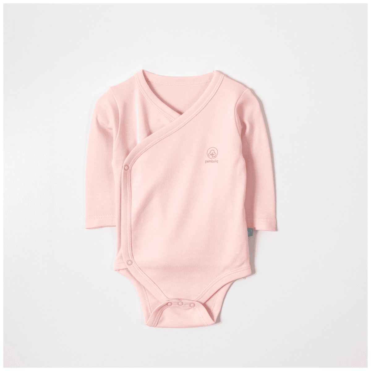 Baby Bodysuit 0-6M Pale Pink Pack of 3 - Pambuliq - by Peralane