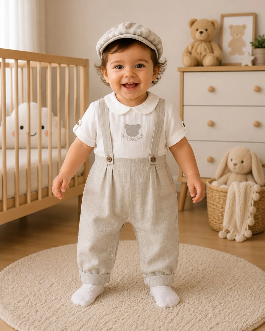 Baby Boy Romper - 1167 - Has Bereket - by Peralane