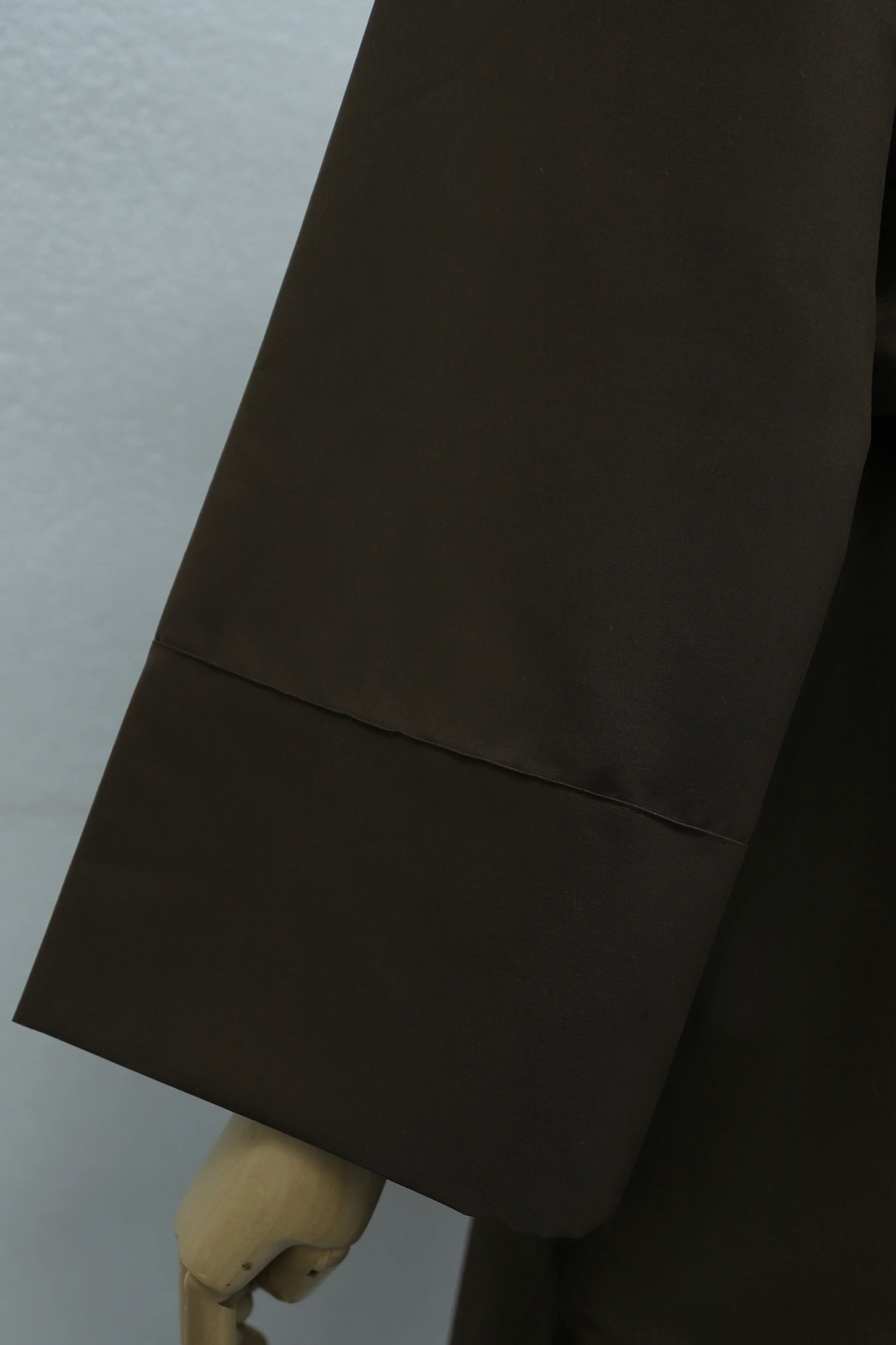 Frog Closure Slit Belted Trench Coat - Brown - Podyumplus - by Peralane - photo 7