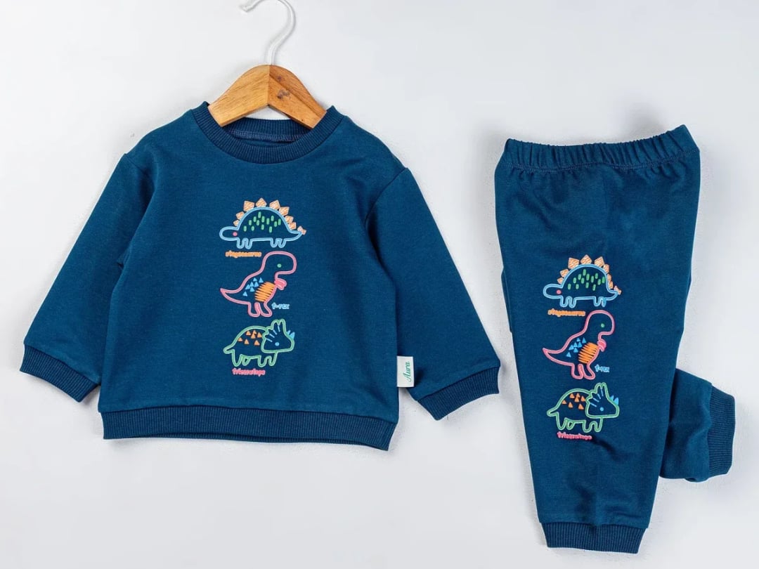 Dino Print Baby Boy Set (3-Pack) - Comix - by Peralane