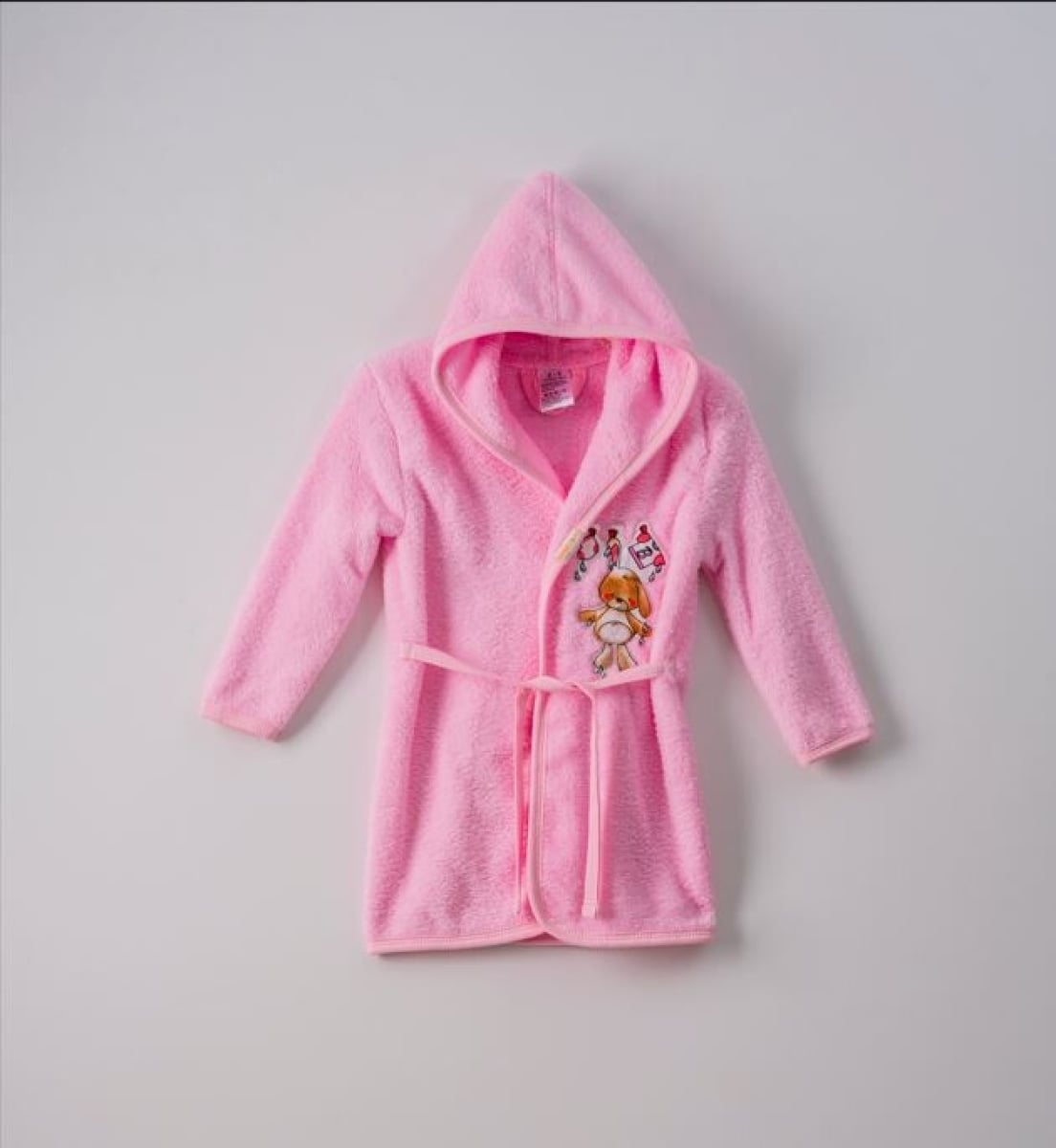 Hooded Bathrobe for Girls 1-4 Years - Ramel Kids - by Peralane
