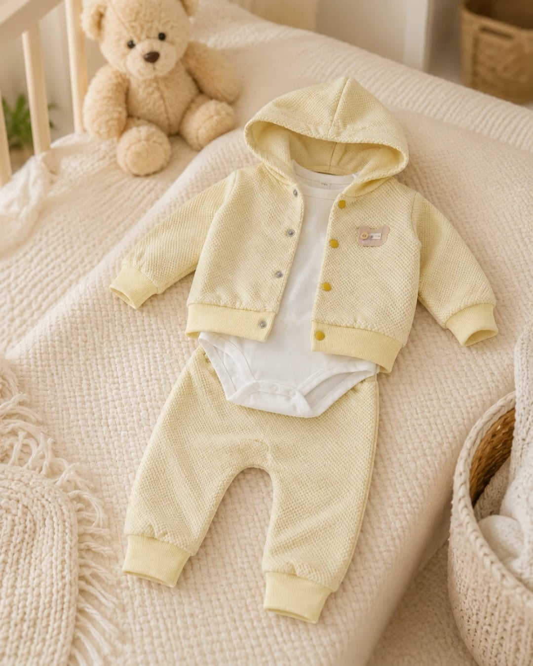 3-Piece Baby Girl Set - 1086 - Has Bereket - by Peralane