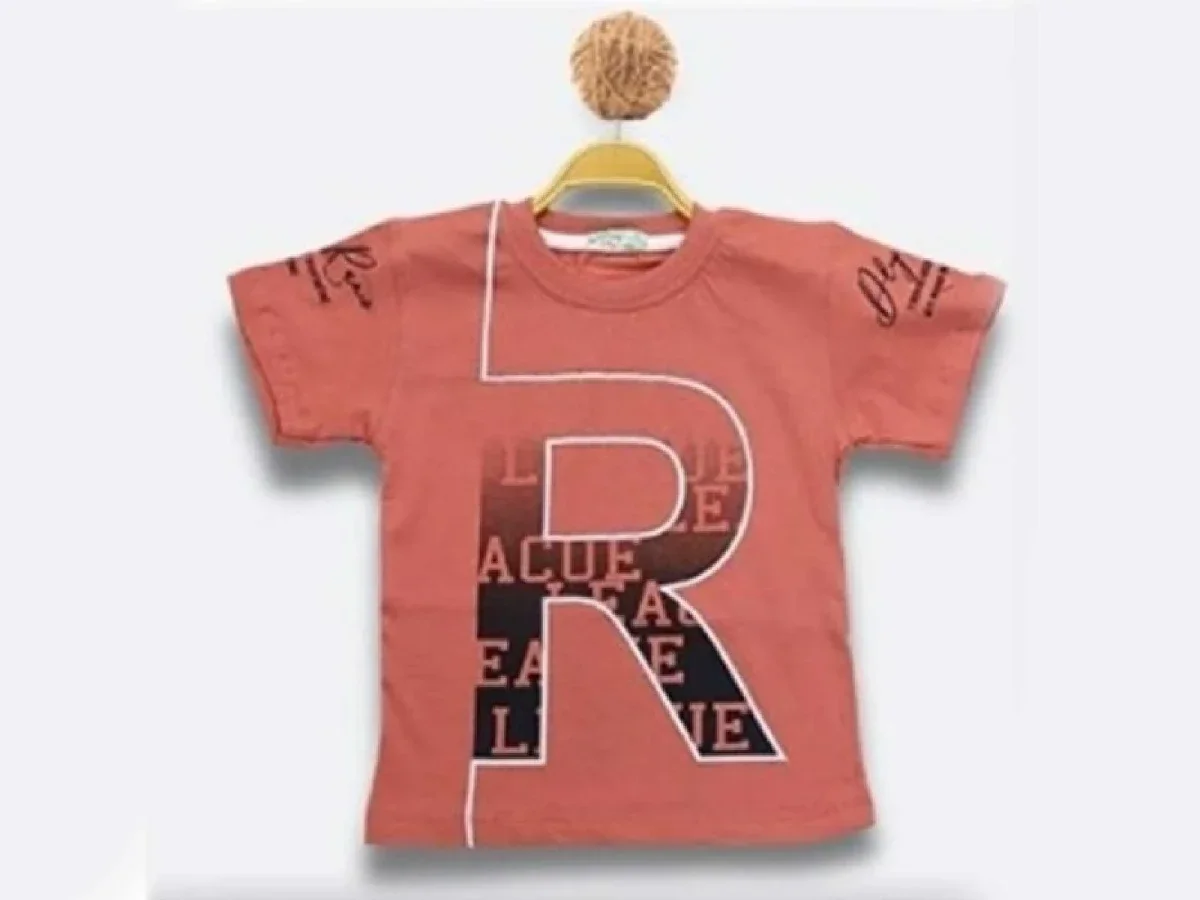 R Print Short-Sleeve Boys' T-Shirt - Bittos Kids - by Peralane