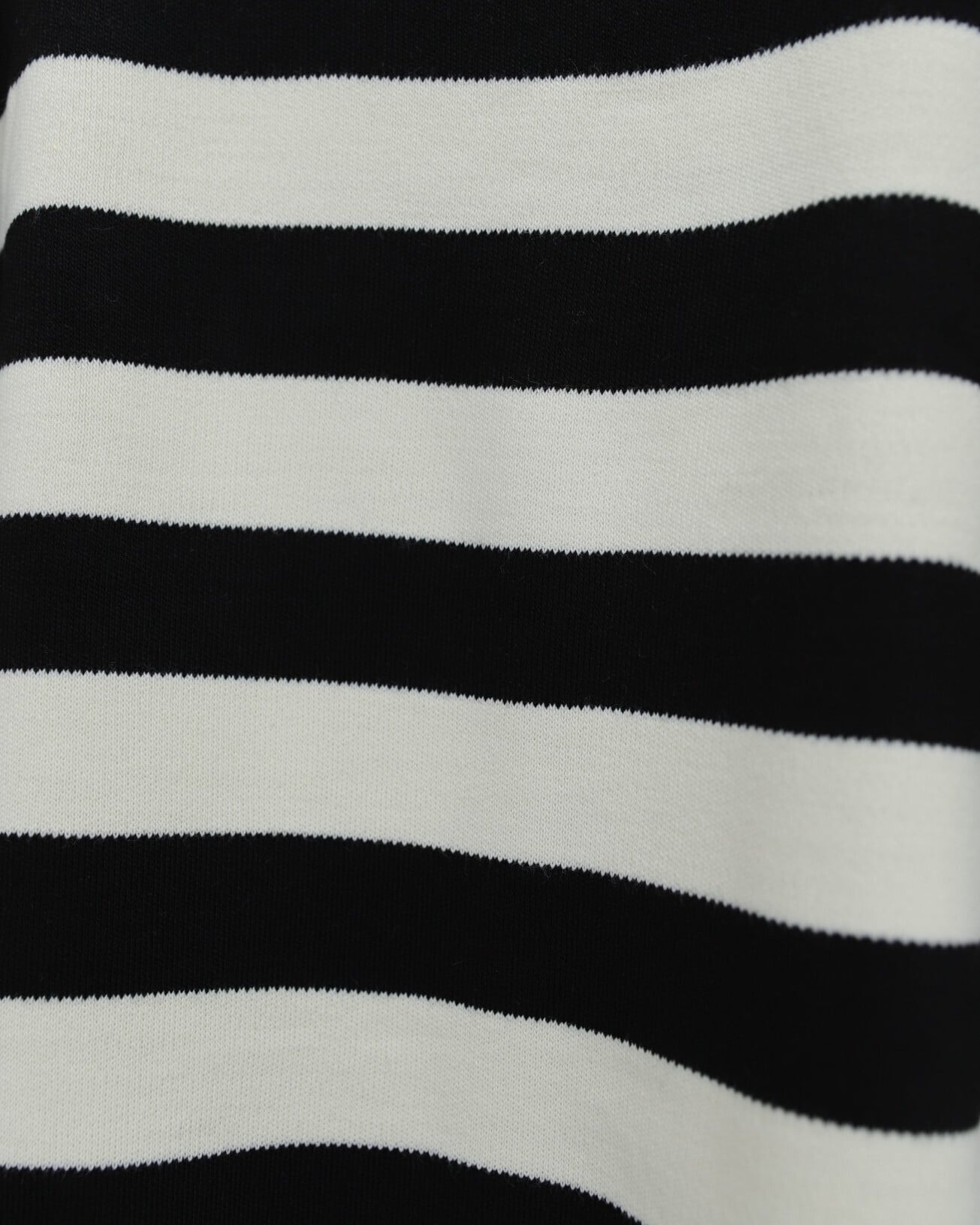 Black and White Striped Two-Piece Knit Tunic and Trousers Set - Podyumplus - by Peralane - photo 5