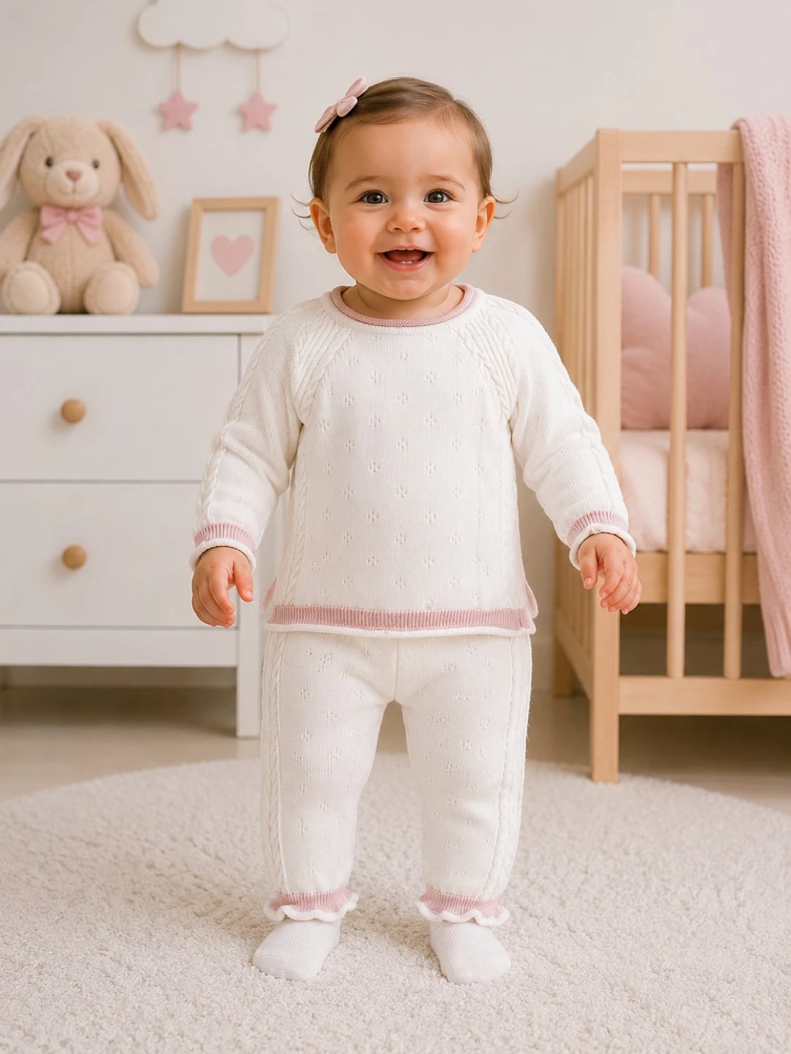 Knitted Baby Set - 1148 - Has Bereket - by Peralane