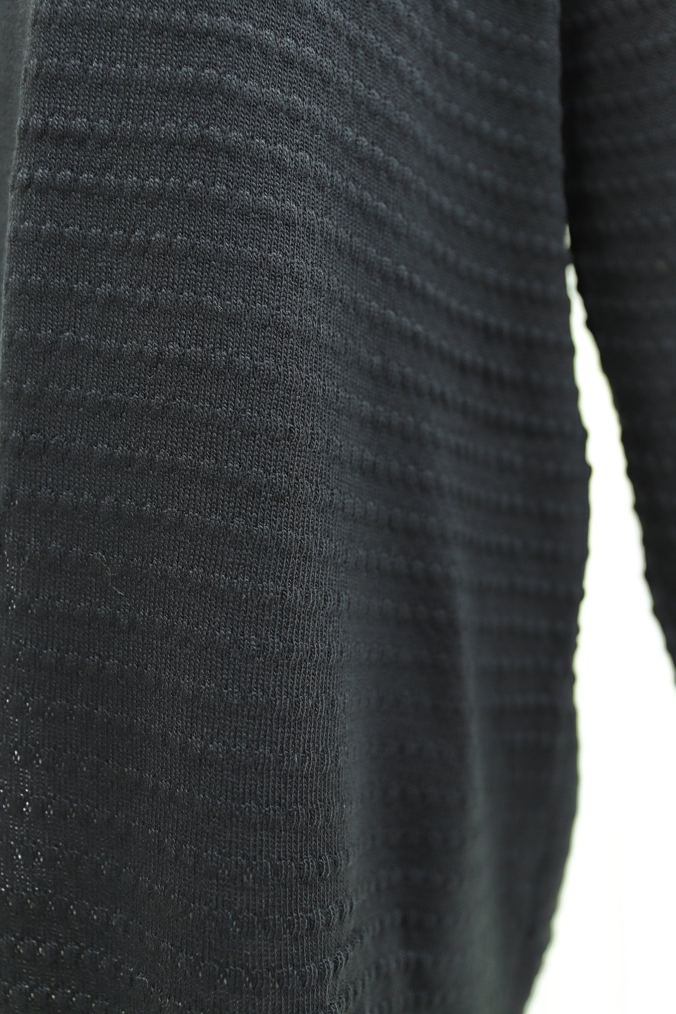 Pom-Pom Detail Fine Knit Cardigan - Black - Podyumplus - by Peralane - photo 6