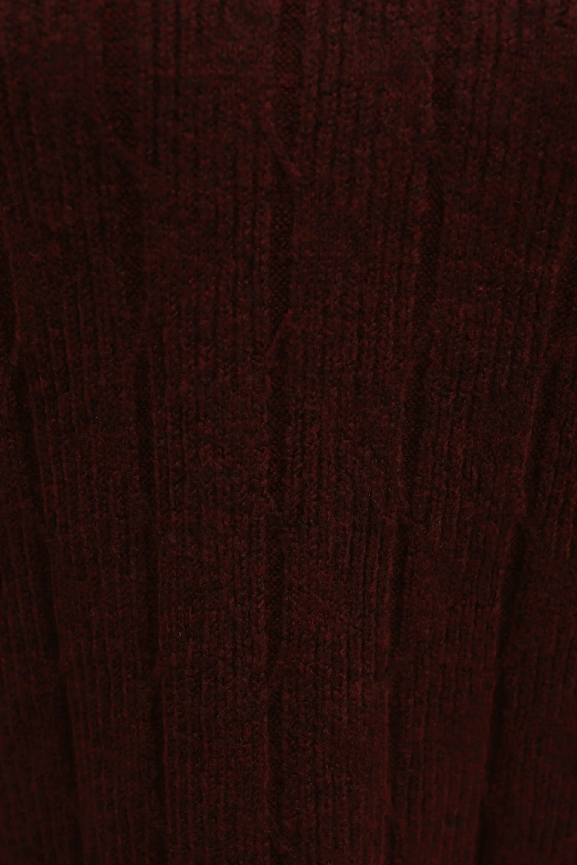 Pearl Detail Patterned Relaxed Knit Tunic - Bordeaux - Podyumplus - by Peralane - photo 9