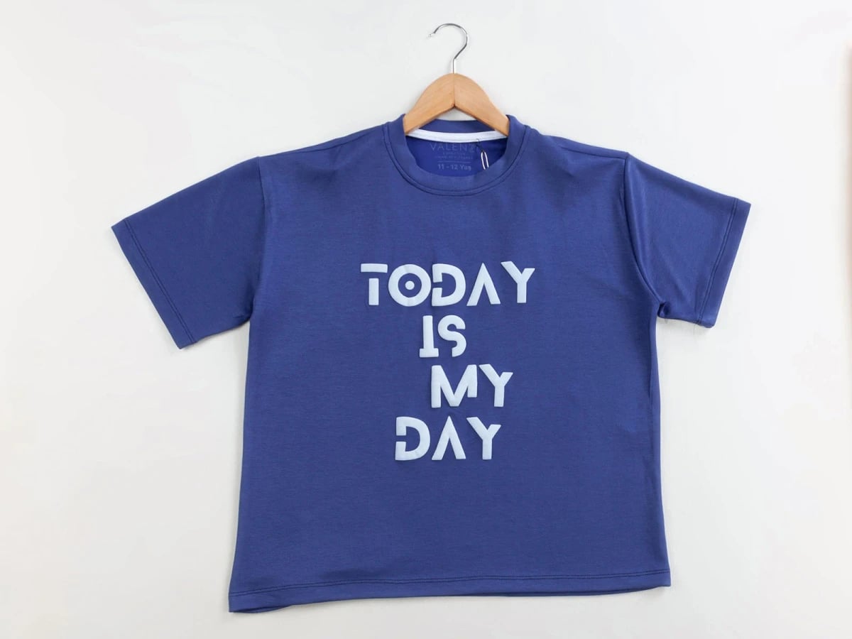 Today Print Boys' T-Shirt – Indigo (Pack of 4) - Civilti - by Peralane