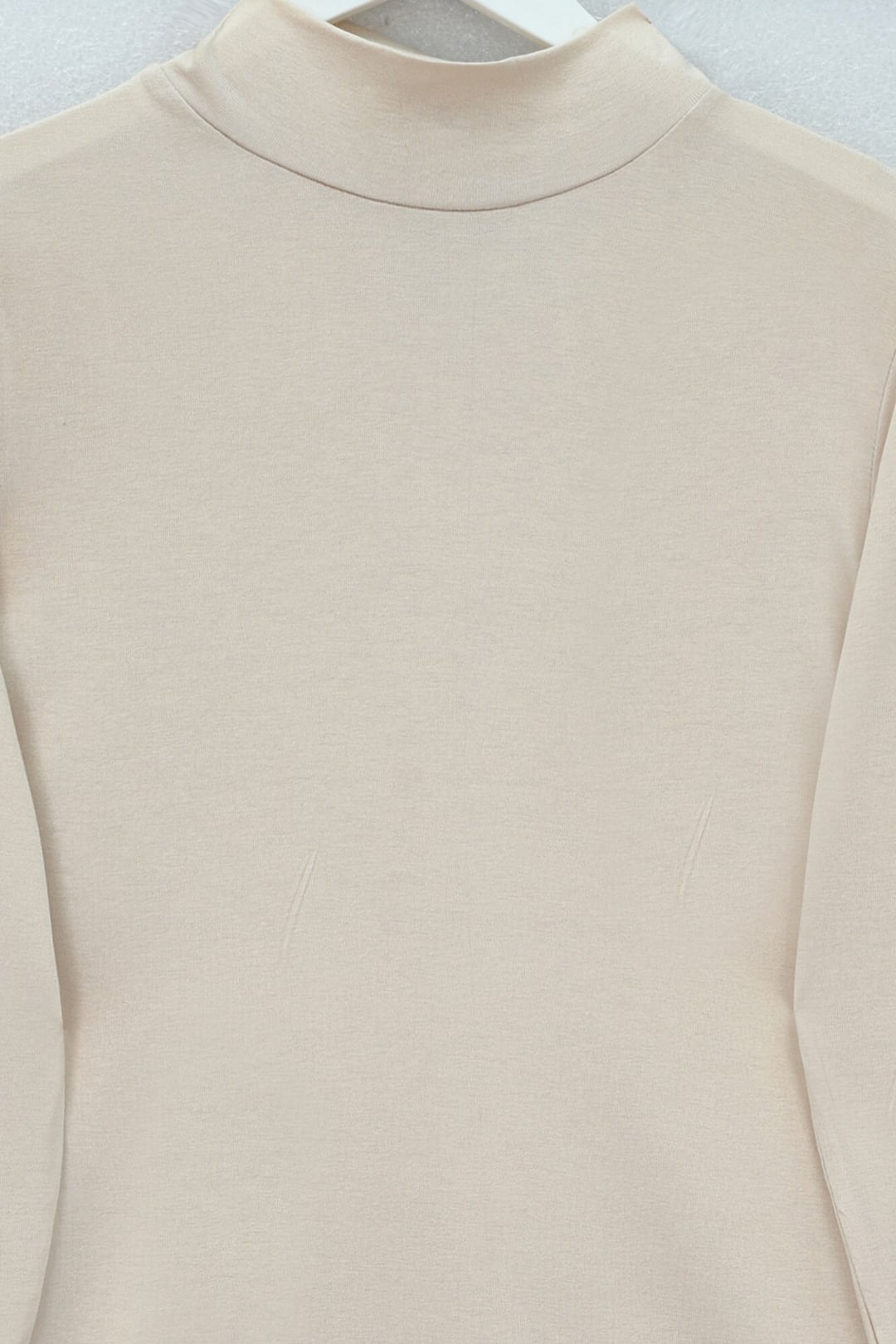 Long-Sleeve Turtleneck T-Shirt - Beige - Podyumplus - by Peralane - photo 4