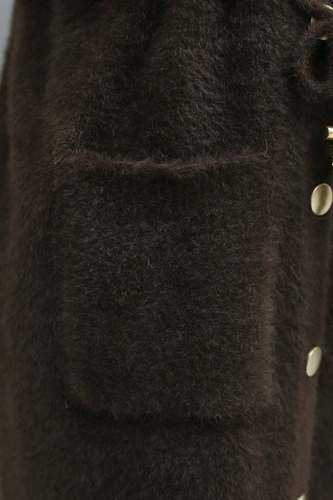 Hooded Double Pocket Belted Drawstring Faux Fur Vest - Brown - Podyumplus - by Peralane - photo 6