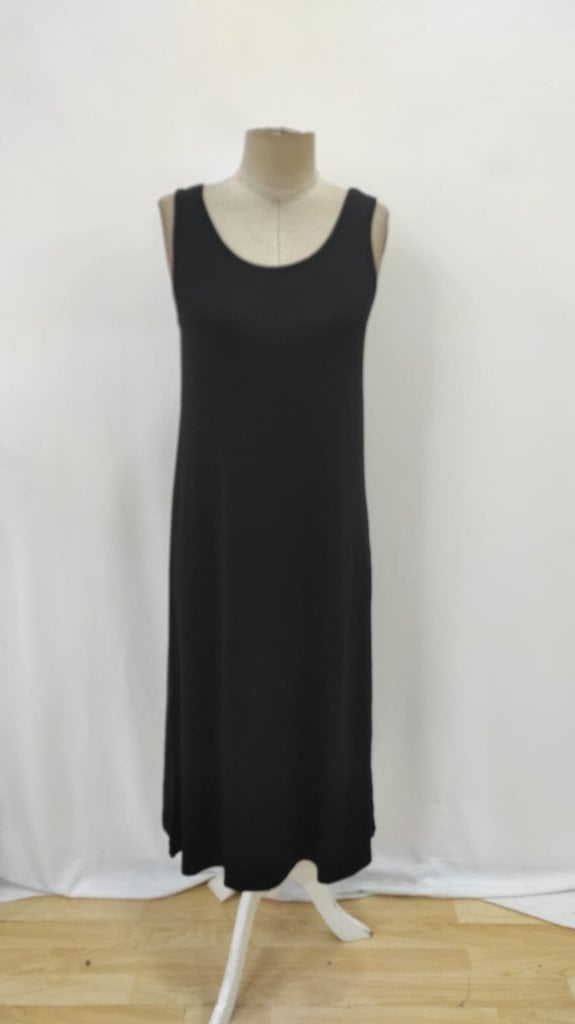 Women's Sleeveless Round Neck Viscose Midi Dress - Janes - by Peralane - photo 6