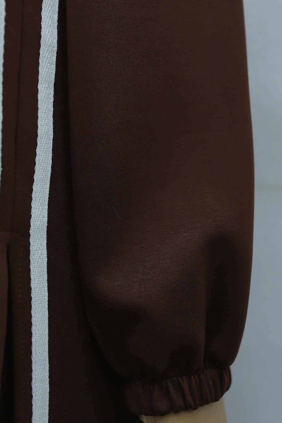 Front Slit Striped Tunic and Pants Co-ord Set - Brown - Podyumplus - by Peralane - photo 6
