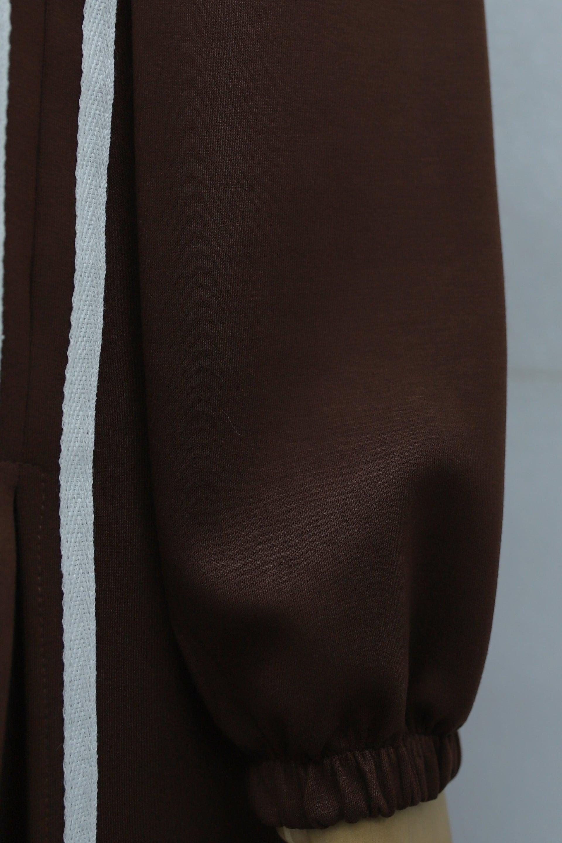 Front Slit Striped Tunic and Pants Co-ord Set - Brown - Podyumplus - by Peralane - photo 6