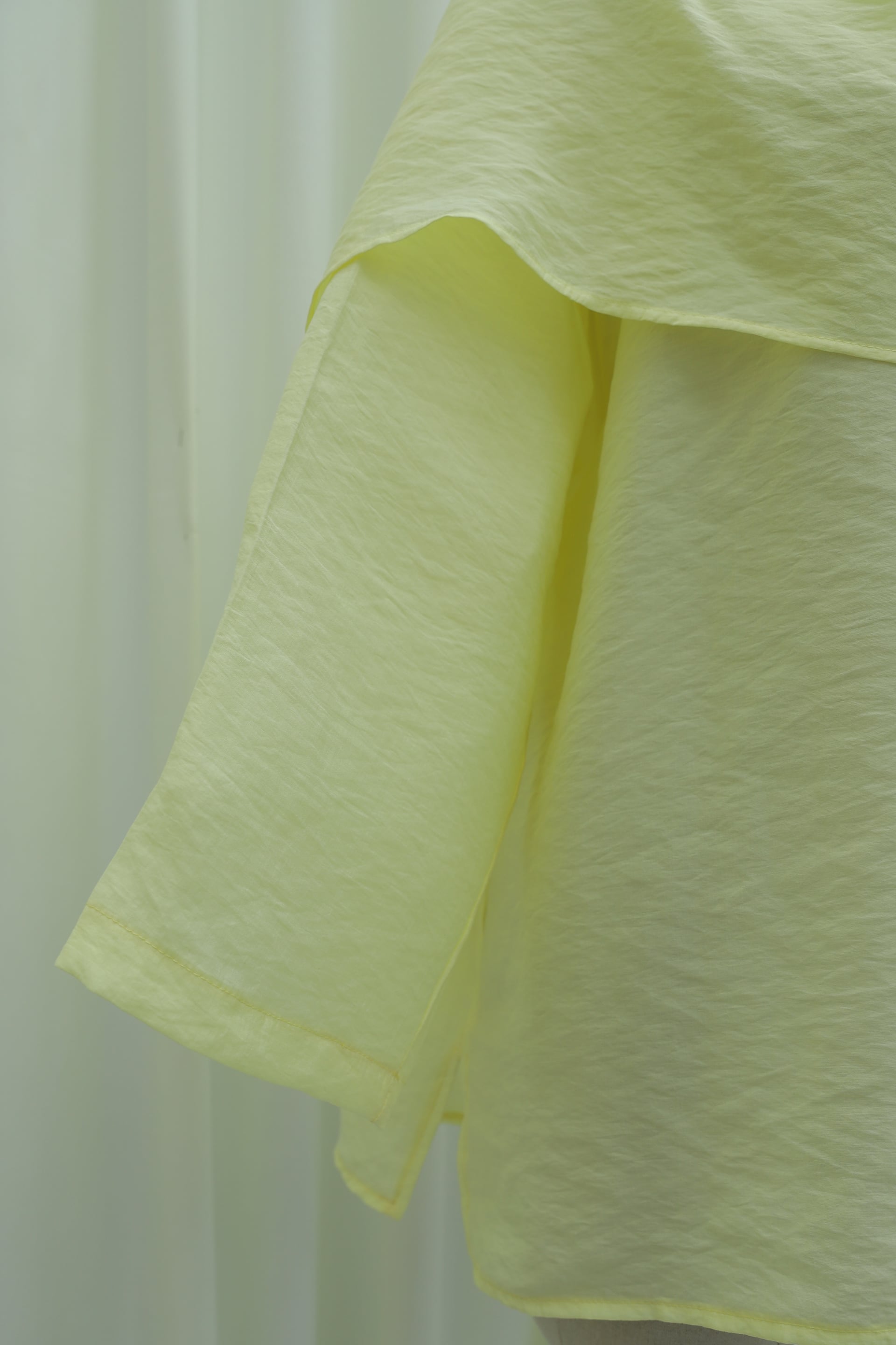 Removable Cape Oversize Modal Tunic - Yellow - Podyumplus - by Peralane - photo 9