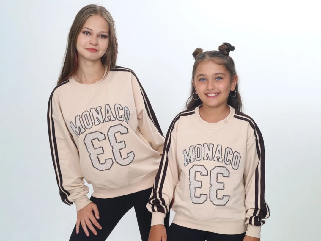 Girls' Graphic Print Sweatshirt - Vizviz - by Peralane
