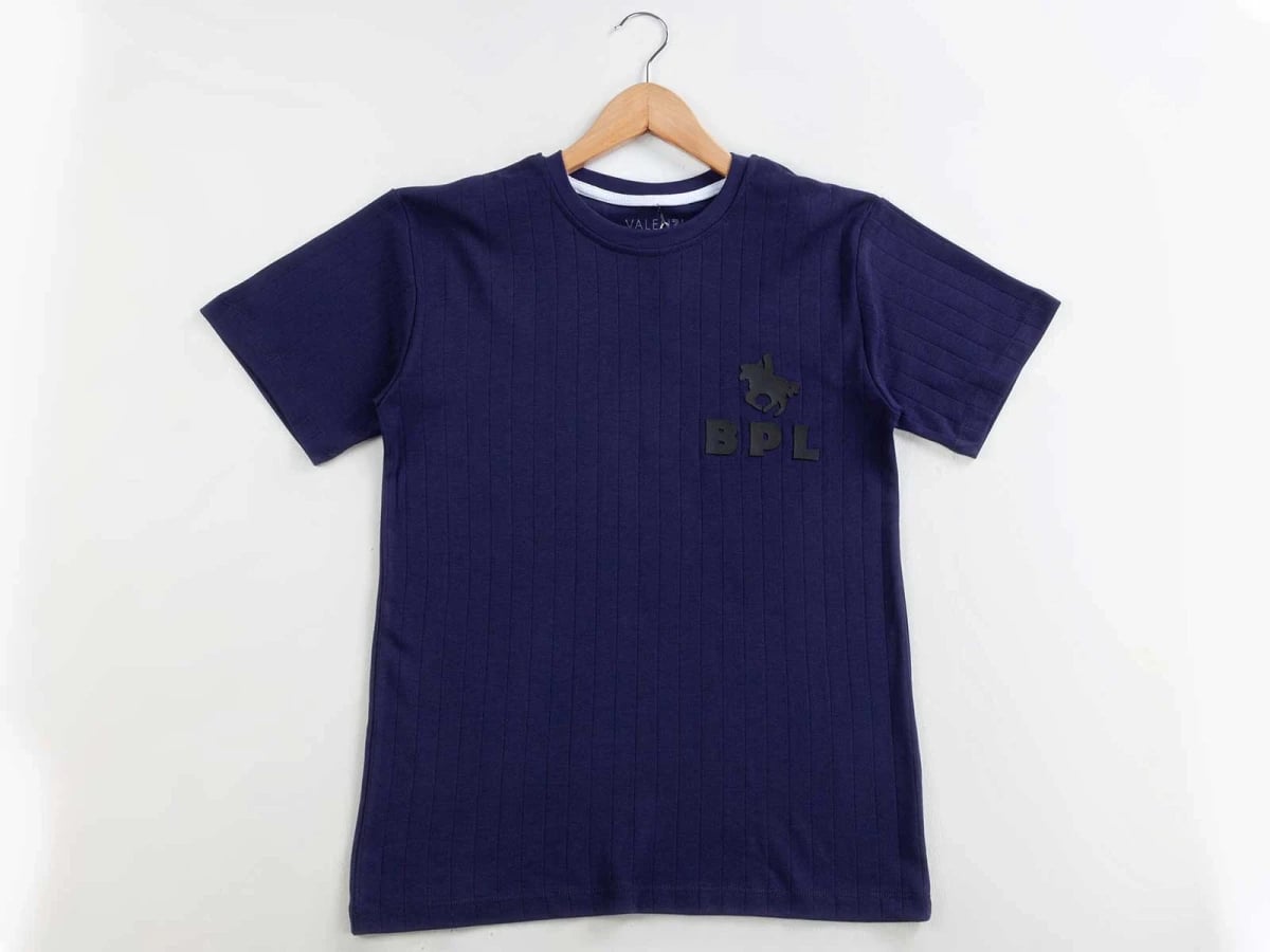Boys' Navy Blue BPL Horse Graphic T-Shirt Pack of 4 - Civilti - by Peralane