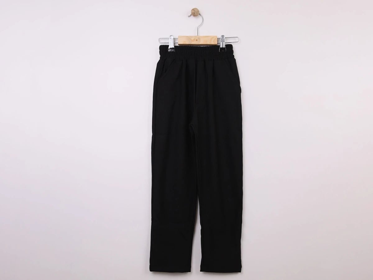Boys' Jogger Trousers - Black (Pack of 4) - CMK - by Peralane