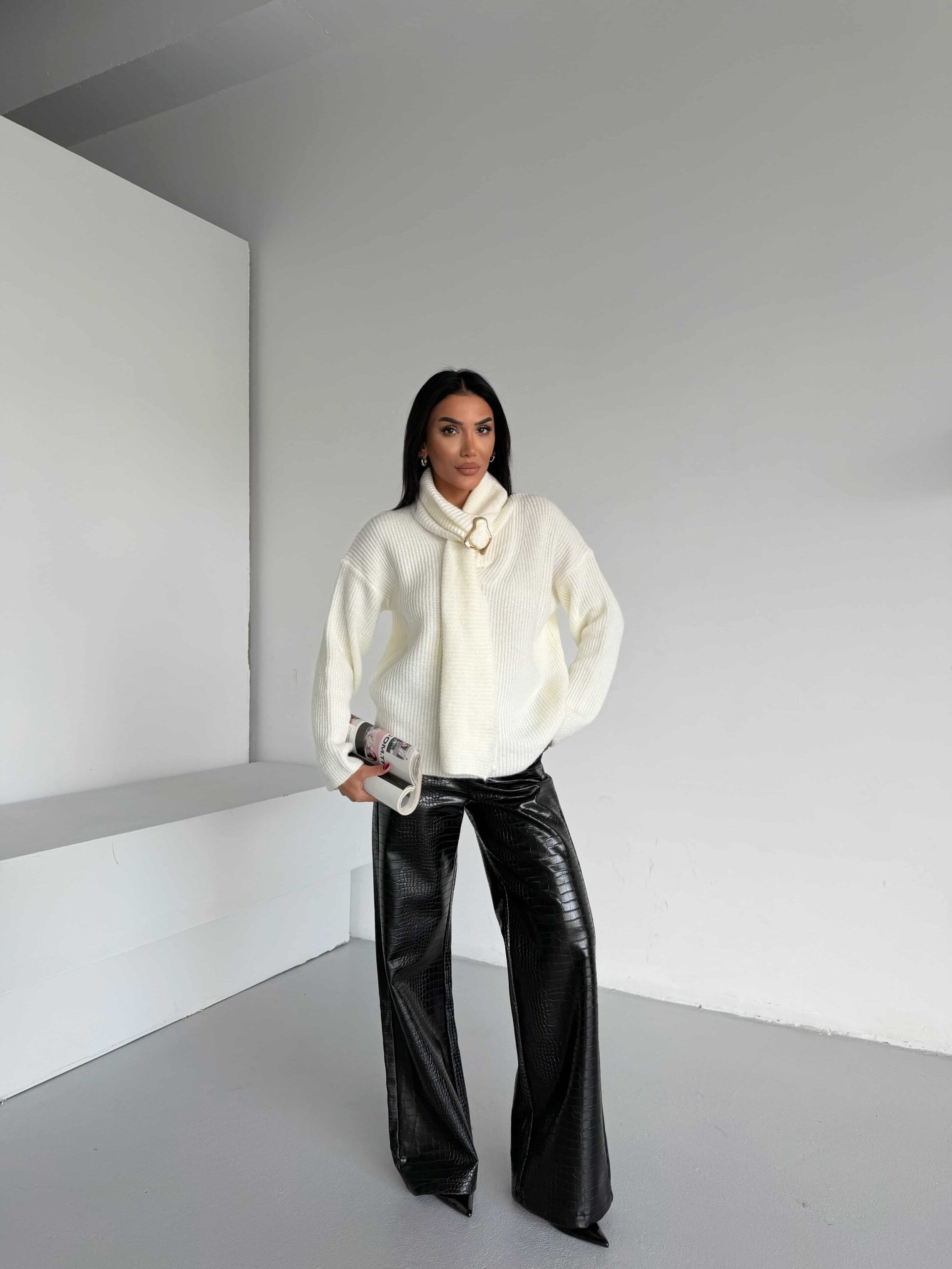 Shawl Collar Sweater 1574 - My Bee - by Peralane - photo 3