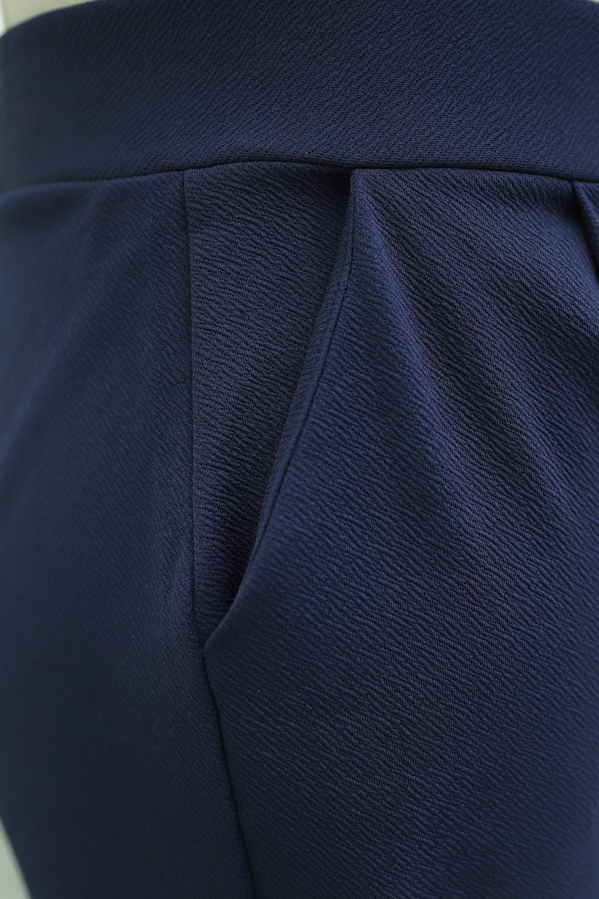 Women's Velcro Waist Skinny Leggings - Navy - Podyumplus - by Peralane - photo 5