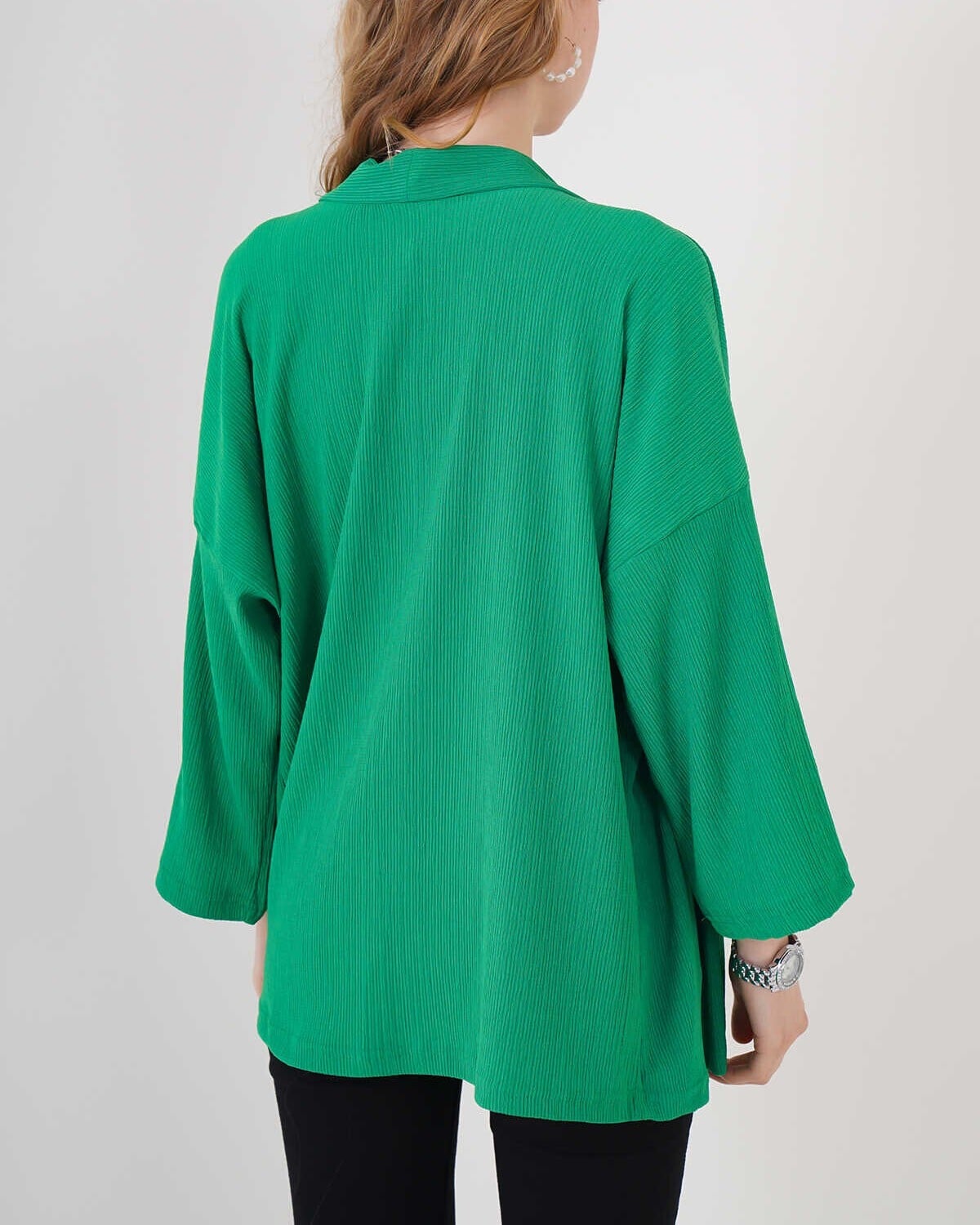 Green Knitted Kimono for Women - Bigdart - by Peralane - photo 5
