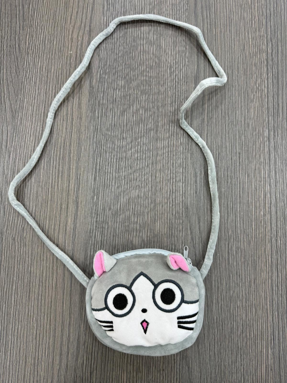 Grey Bear-Face Kids' Shoulder Bag - Nesvay - by Peralane - photo 2