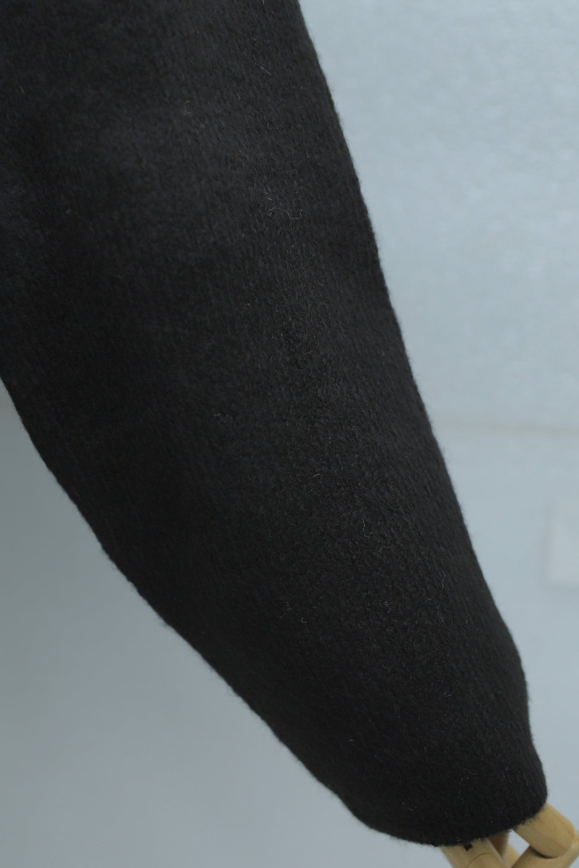 Black Polo Collar Zip-Up Pocket Detail Knit Cardigan - Podyumplus - by Peralane - photo 7