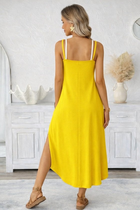 Women's Sleeveless Maxi Dress with Pockets - Janes - by Peralane - photo 3