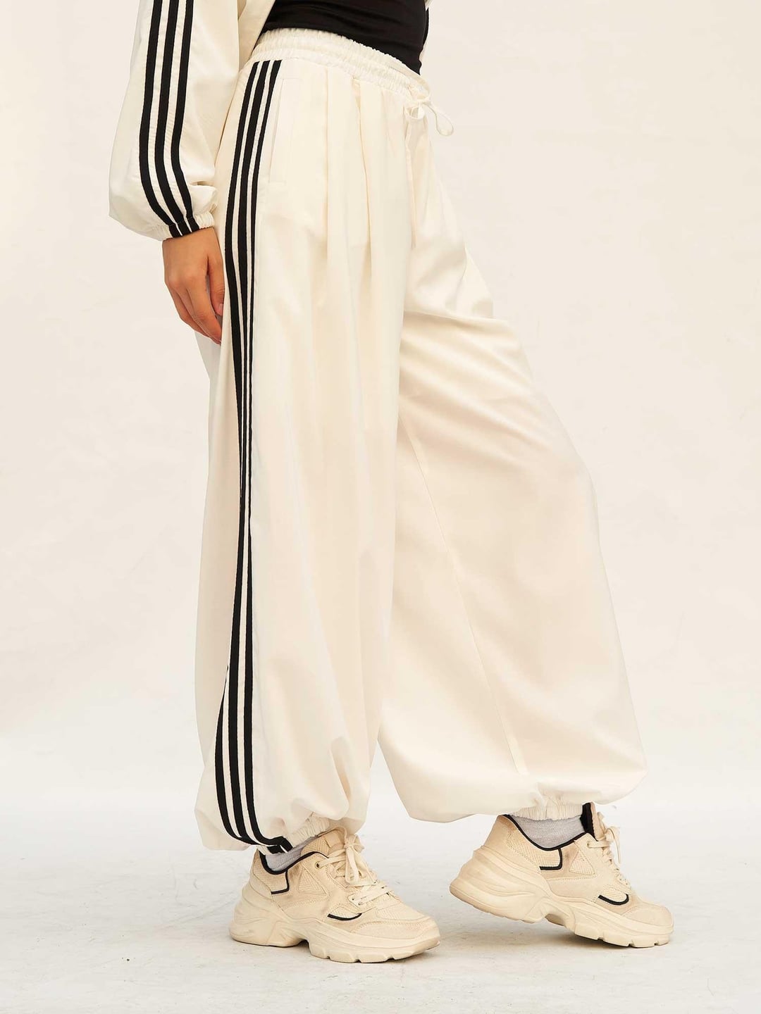 Contrast Striped Zip-Up Sport Tracksuit Set - Lefon - by Peralane - photo 7
