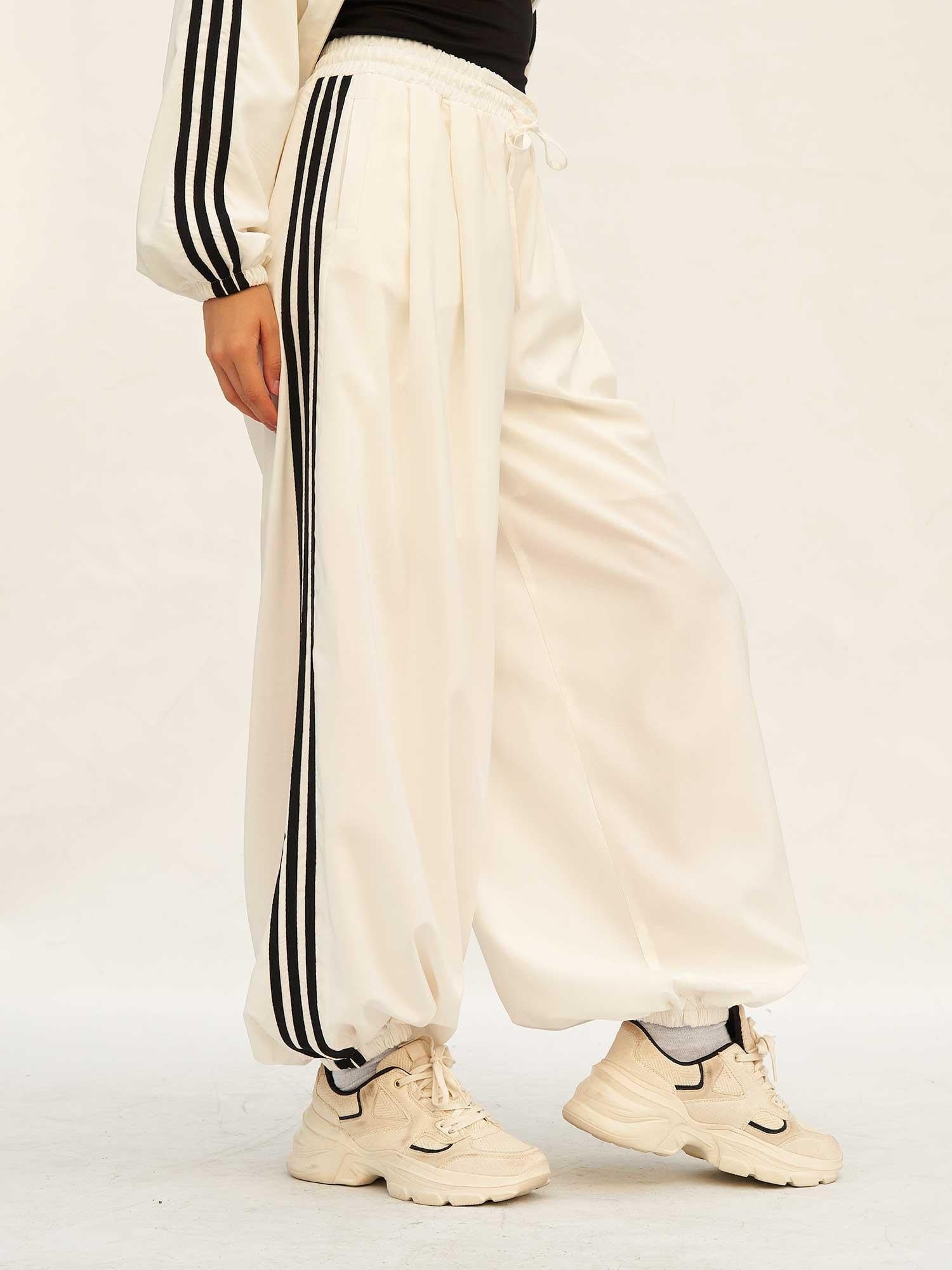 Contrast Striped Zip-Up Sport Tracksuit Set - Lefon - by Peralane - photo 7