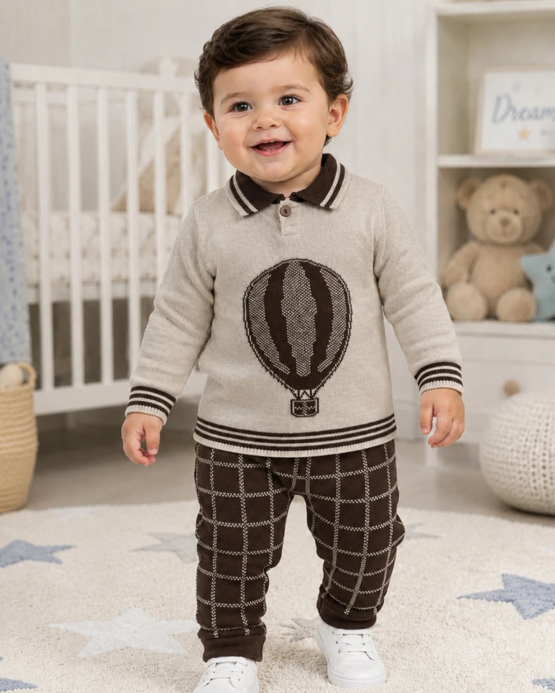 Knitted Baby Set - 1128 - Has Bereket - by Peralane