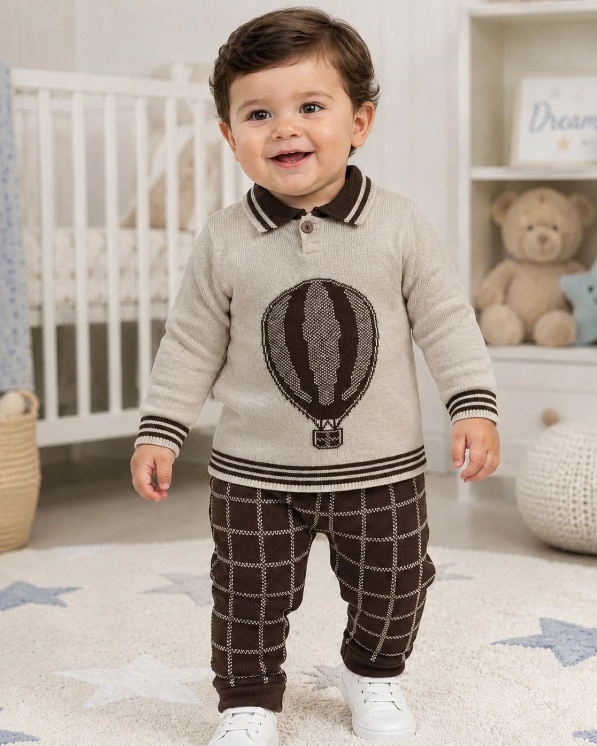 Knitted Baby Set - 1128 - Has Bereket - by Peralane