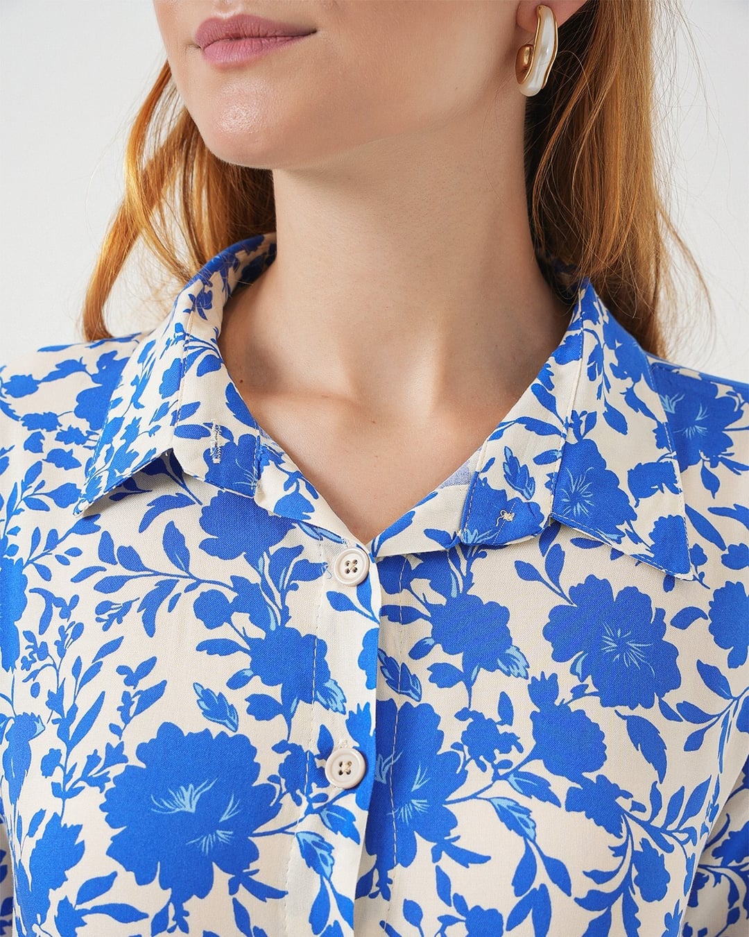 Women's Short-Sleeve Patterned Dress with Floral Print - Bigdart - by Peralane - photo 4