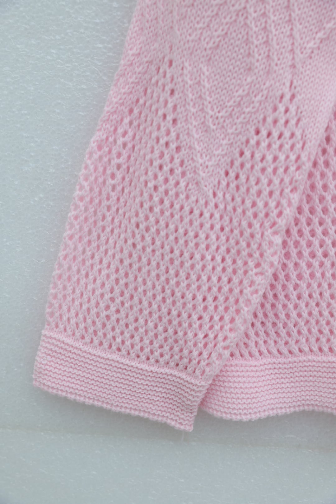 Pink Open-Knit Patterned Sweater for Women - Podyumplus - by Peralane - photo 6