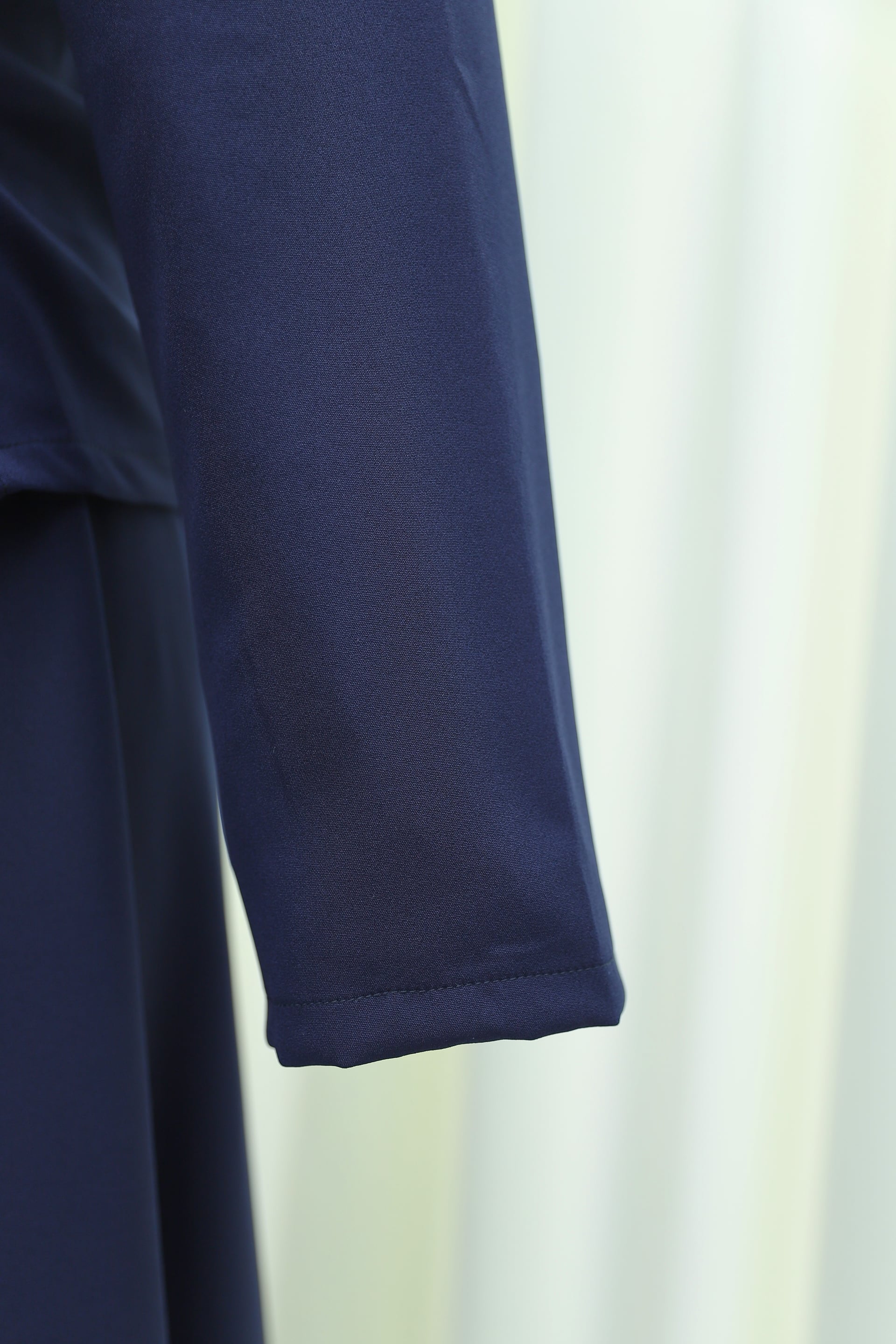 Women's Navy Blue Wrap Blazer and A-Line Skirt Co-ord Set - Podyumplus - by Peralane - photo 8