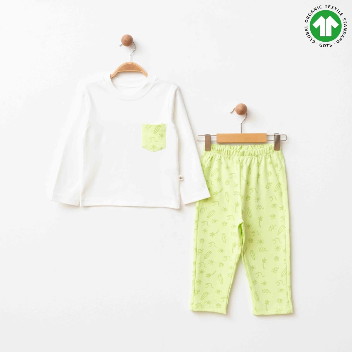 Organic Pajama Set - ESL-2322 - Eslenza - by Peralane